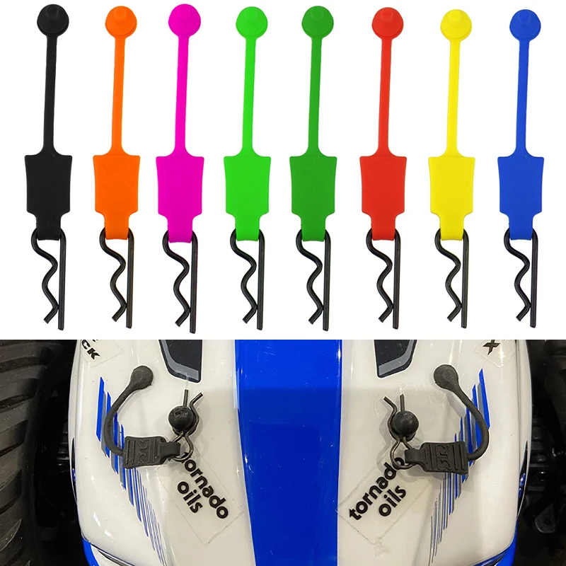 4Pcs AR390178 Rubber Body Clips - 1/7 1/8 ARRMA Mojave/Typhon/Kraton RC Cars