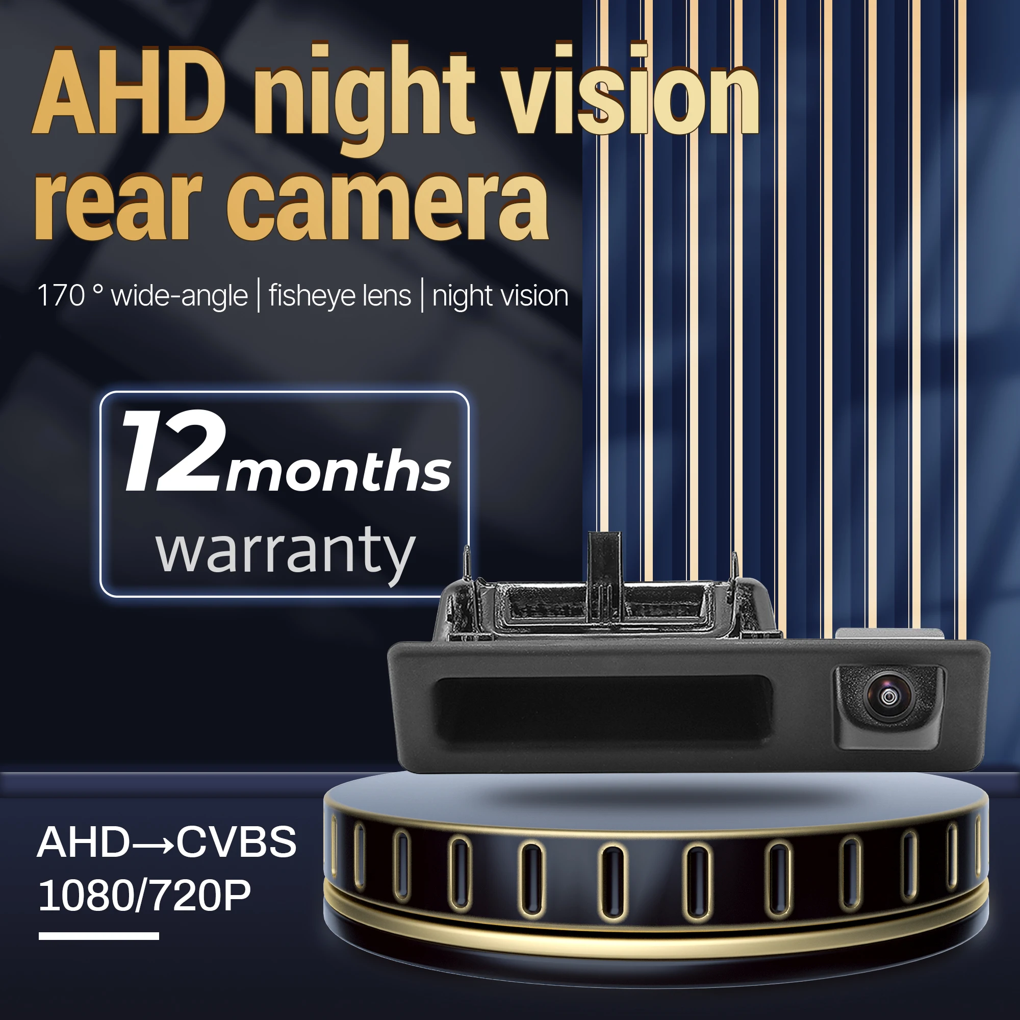 

Trunk Handle Camera AHD 1080P 170°Car Rear For BMW F30 F10 F11 X3 F25 F31 F46 X1 F48 F22 3 Series 5 Series Vehicle Night Vision