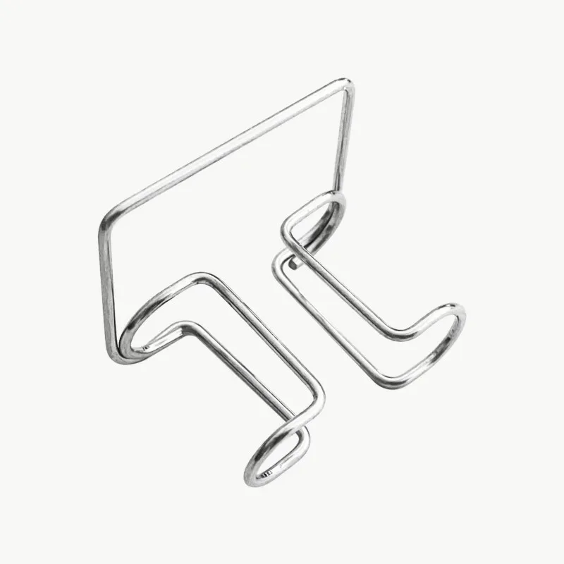 Dental Cotton Roll Clip Autoclavable Stainless Steel Cotton Roll Clip Holder Dentistry Lab Supplies Isolator Tool Dentist Clinic