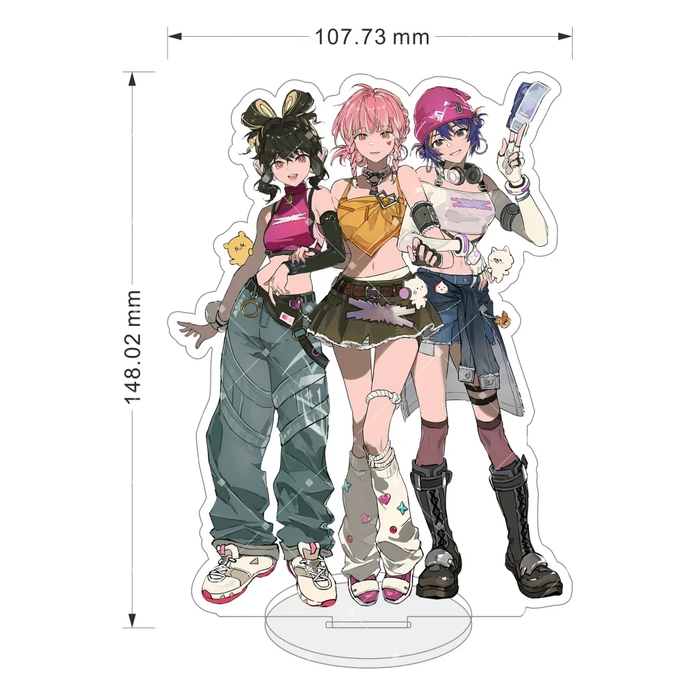 Overwatch Anime Kiriko Genji Hanzo Doujin Acrylic Stand 15CM Desktop Ornament Collectible Holiday  Keychain Fan Gift Souvenir view 2