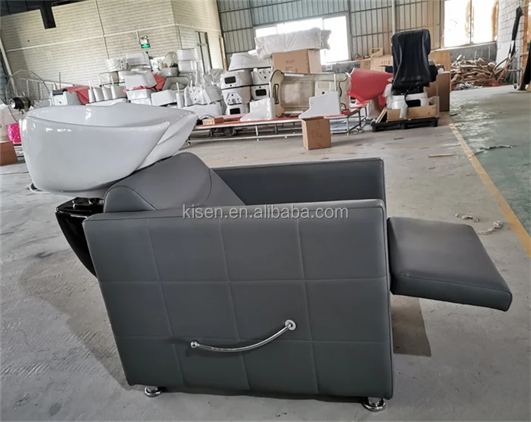 Factory Direct High Quality   Colored Shampoo Station with Massage Shampoo Bed Modern Style for Salon SPA Center
