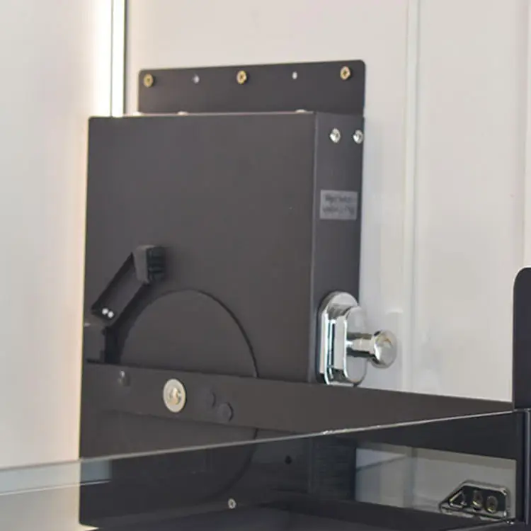 سلة رفع المطبخ، خزانة تخزين، سلة مصعد قابلة للسحب للأسفل، سلة زجاجية #5