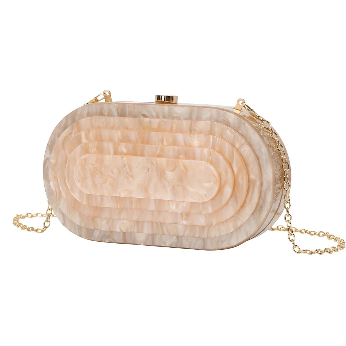 Torebka wieczorowa z akrylowej muszli dla kobiet torby na ramię Crossbody Vintage luksusowy design torebka estetyczne portfele kobieca kopertówka — zdjęcie 2