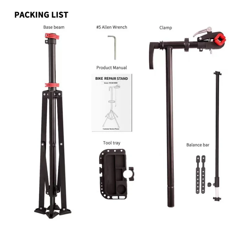 Bicycle Mountain Maintenance Stand Display Rack Outdoor Folding Workbench Parking Rack Adjustable Riding Height