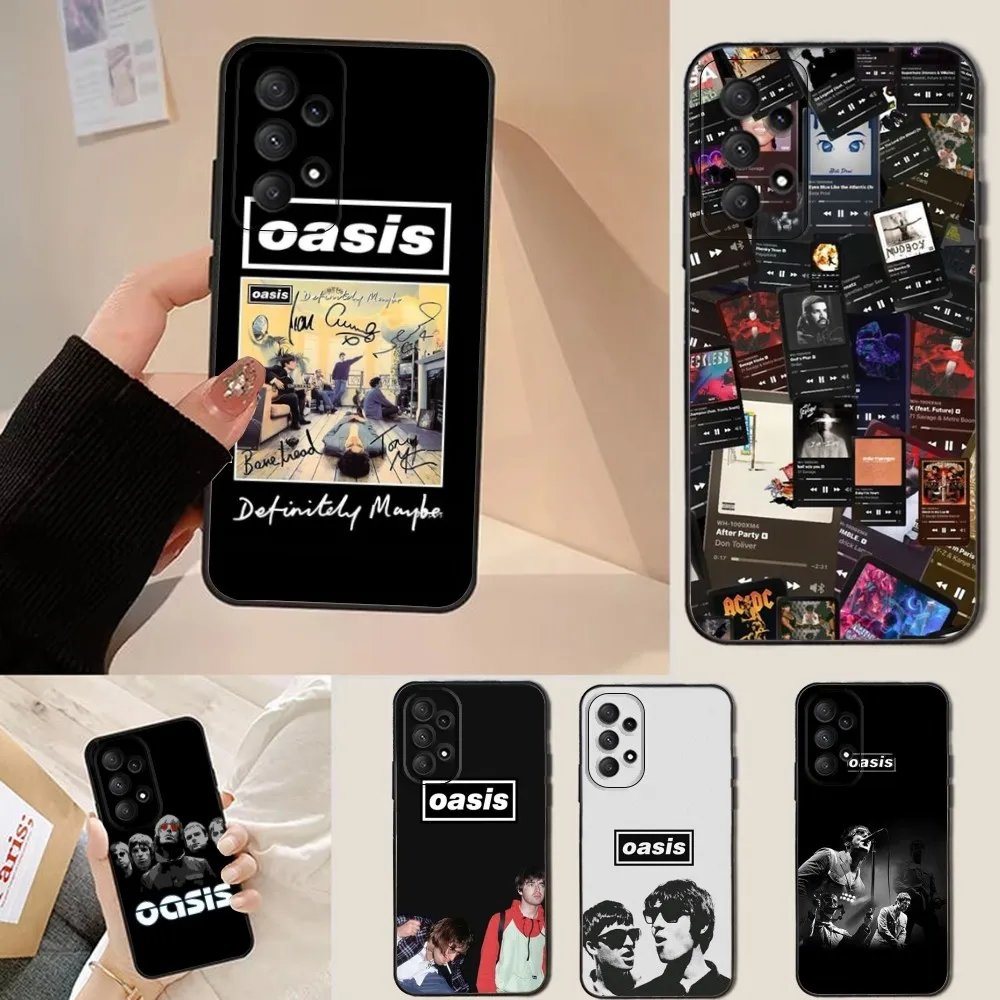 

Rock Band O-Oasis Phone Case For Samsung Galaxy A13,A21s,A22,A31,A32,A52,A53,A71,A80,Soft Black Shell