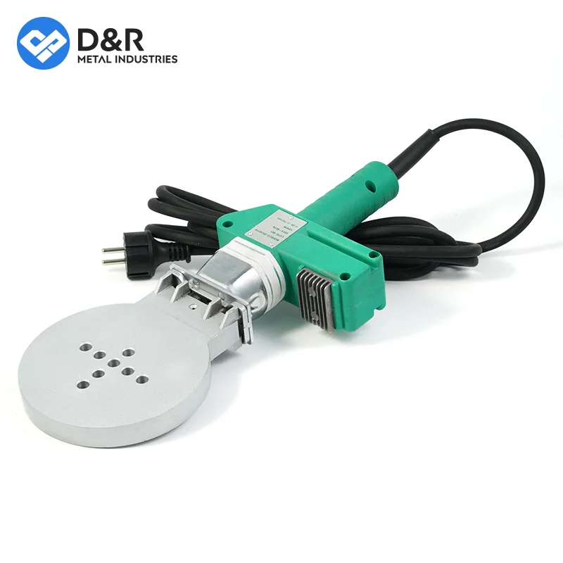 D&R 1000W Plastic Pipe Fusion Welding Machine PPR Duct Pipe Welder Thermoplastic Socket Heating Tool Set for Plumbing Systems
