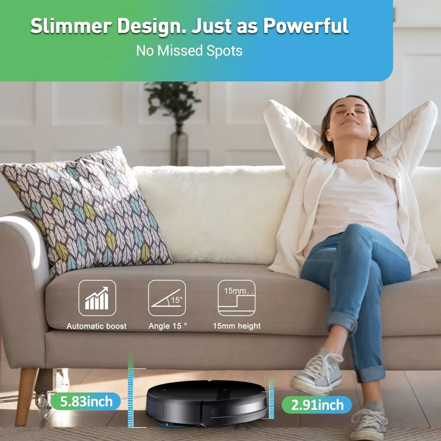 yLocal stock in US Stock Smart Mini Robot Vacuum Cleaner Home Wet and Dry Random Vacuum Clean Robot