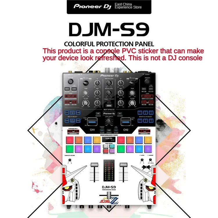 EDM Fans Pioneer Djm-s9 Mixer Color Protection Panel Scratch-Resistant Waterproof Protective Film