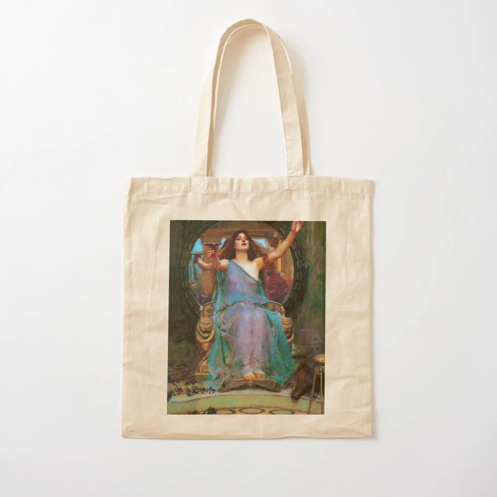 John William Waterhouse Circe Offering the Cup to Odysseus Tote Bag