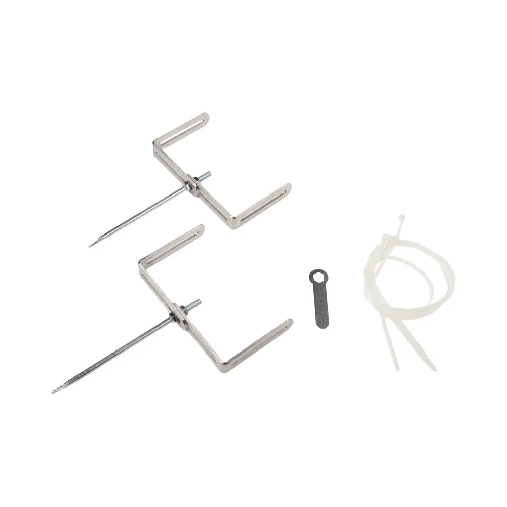Secure Drainage System Downspout Brackets Rainwater Diversion for versatile Outdoor Brackets Fully Adjustable Design