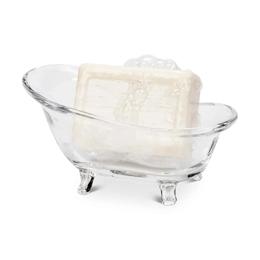 

Free Shipping-, Soap Dish Glass Bathtub
