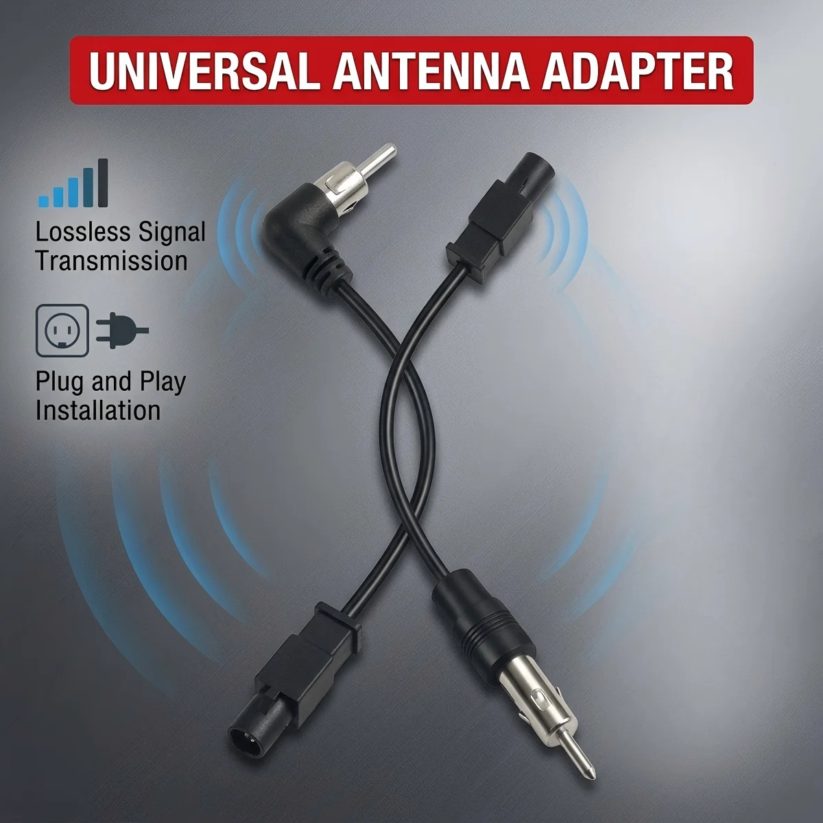 Car Radio Antenna Adapter Cable,Car AM FM Fakra to DIN Antenna Adapter Cable For VW Sagitar BORA Jetta Chrysler