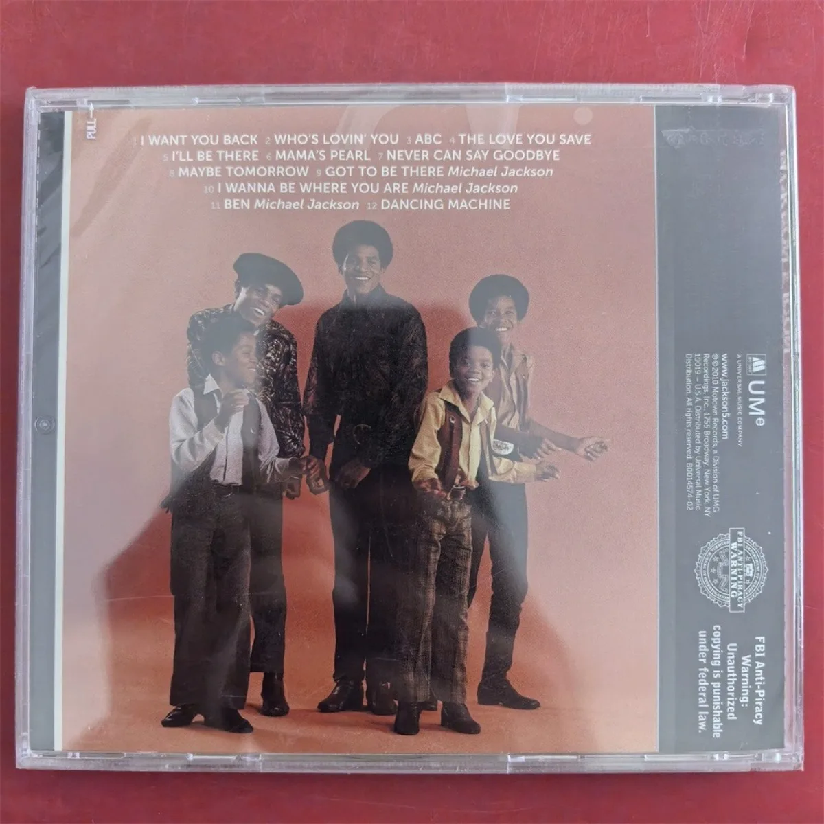 แผ่นซีดีอัลบั้ม Jackson 5 รุ่น “Icon” (เวอร์ชั่นอเมริกา) - แผ่นเพลงป๊อปและโซลคลาสสิกสำหรับแฟนคลับ Jackson 5 และนักสะสมเพลงย้อนยุค