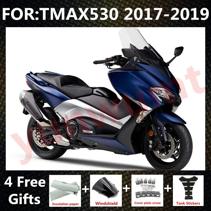 NEW ABS Motorcycle full Fairing kit fit FOR TMAX530 Tmax T-MAX 530 2017 2018 2019 17 18 19 Fairings bodywork kits zxmt Plastics