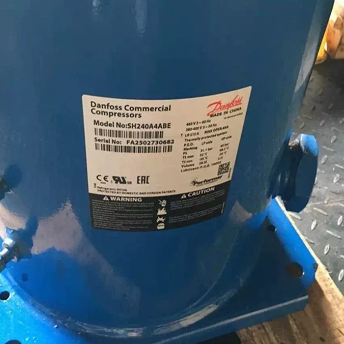 Compressor de rolagem SH300A4ACC/SH300A4ACB Compressor de refrigerante hermético para