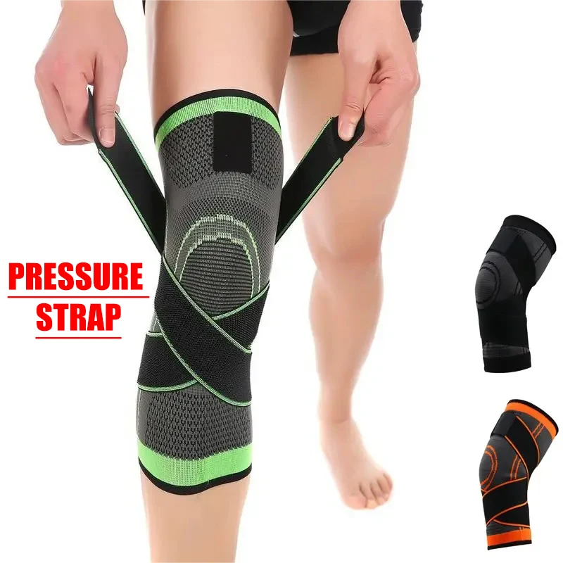 Band Compression Exercise, Fitness Knee Pads, Running, Mountaineering, Basketball Knee Pads, Warm Nylon Sports Knee Pads