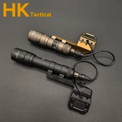 Airsoft Surefir M300B M600B Flashlight Tatical Rifle Hunting Gun Weapons Scout Light M600 Torch UNIT Pressure Switch