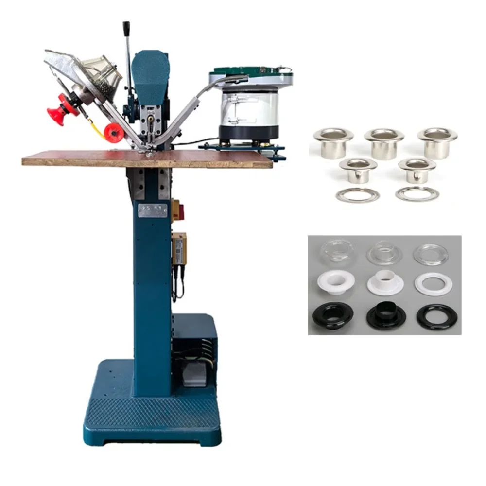 Automatic Eyelet Installation Press Kit Button Rivet Grommet Fastening Machine