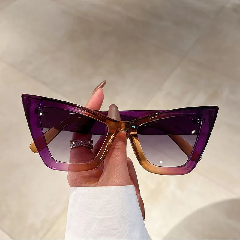 Mode Cat Eye Sonnenbrille Frauen Luxus Marke Designer Retro Männer Trend Leopard Schwarz Sonnenbrille Weibliche Shades UV400