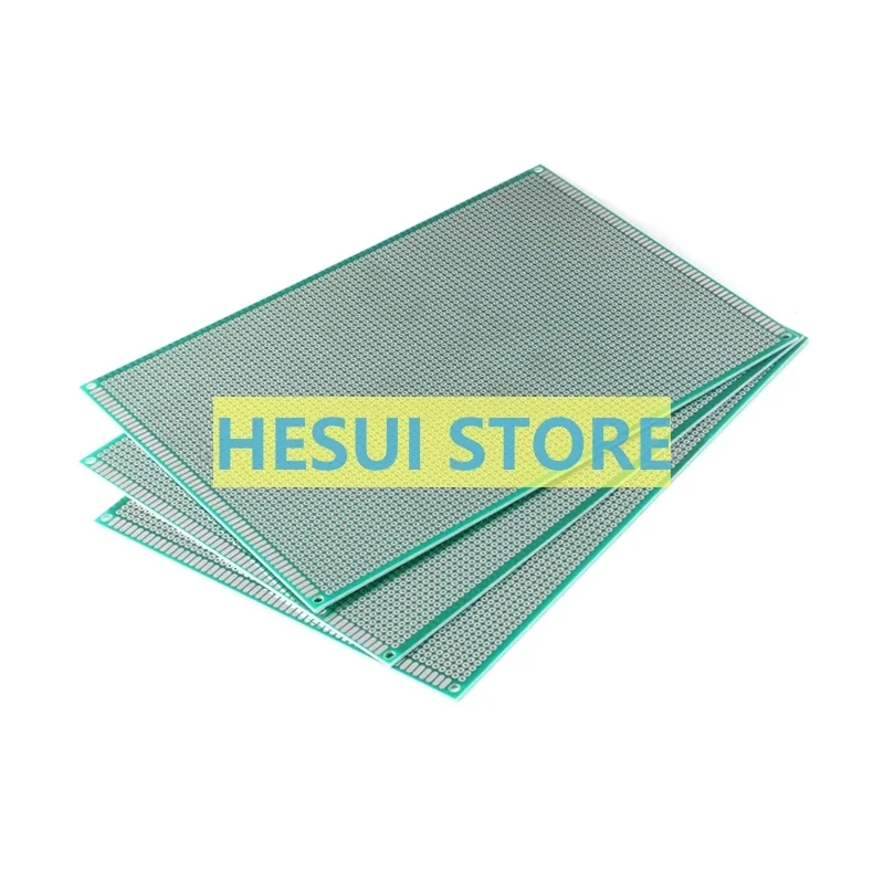 Single-side tin-spraying board 2.54MM spacing 15*20CM universal board  experimental glass fiber green oil board