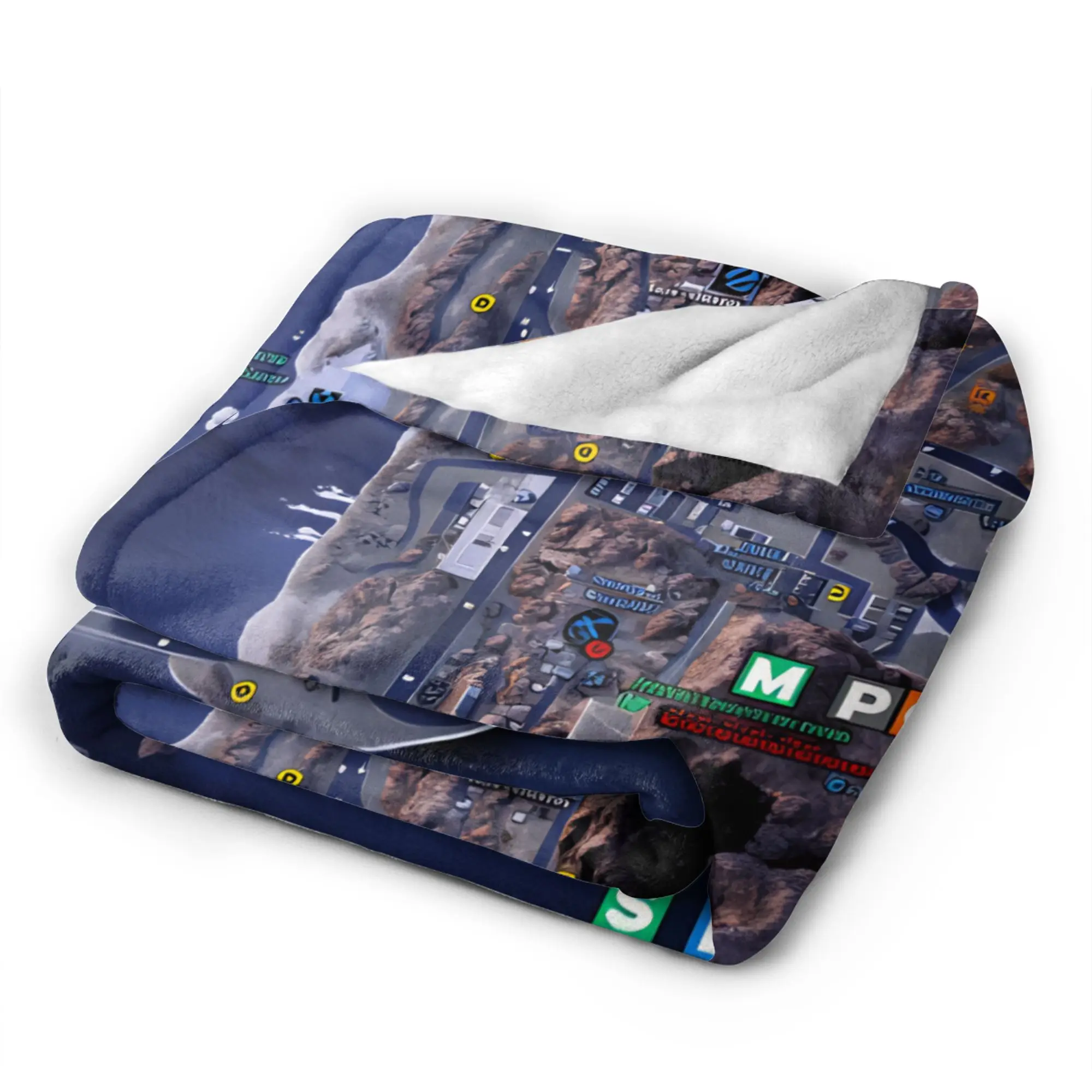 Warm Soft Blankets Girls Boys Camping Escape from Tarkov Scav PMC Map Throw Blanket  Flannel Bedspread For Funny Sofa Bed Cover