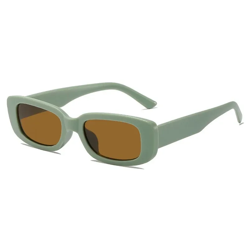 Koreanische Retro Quadratische Kind Sonnenbrille für Kinder Mode Oval Einfarbig Kinder Brillen UV400 – Detail 5
