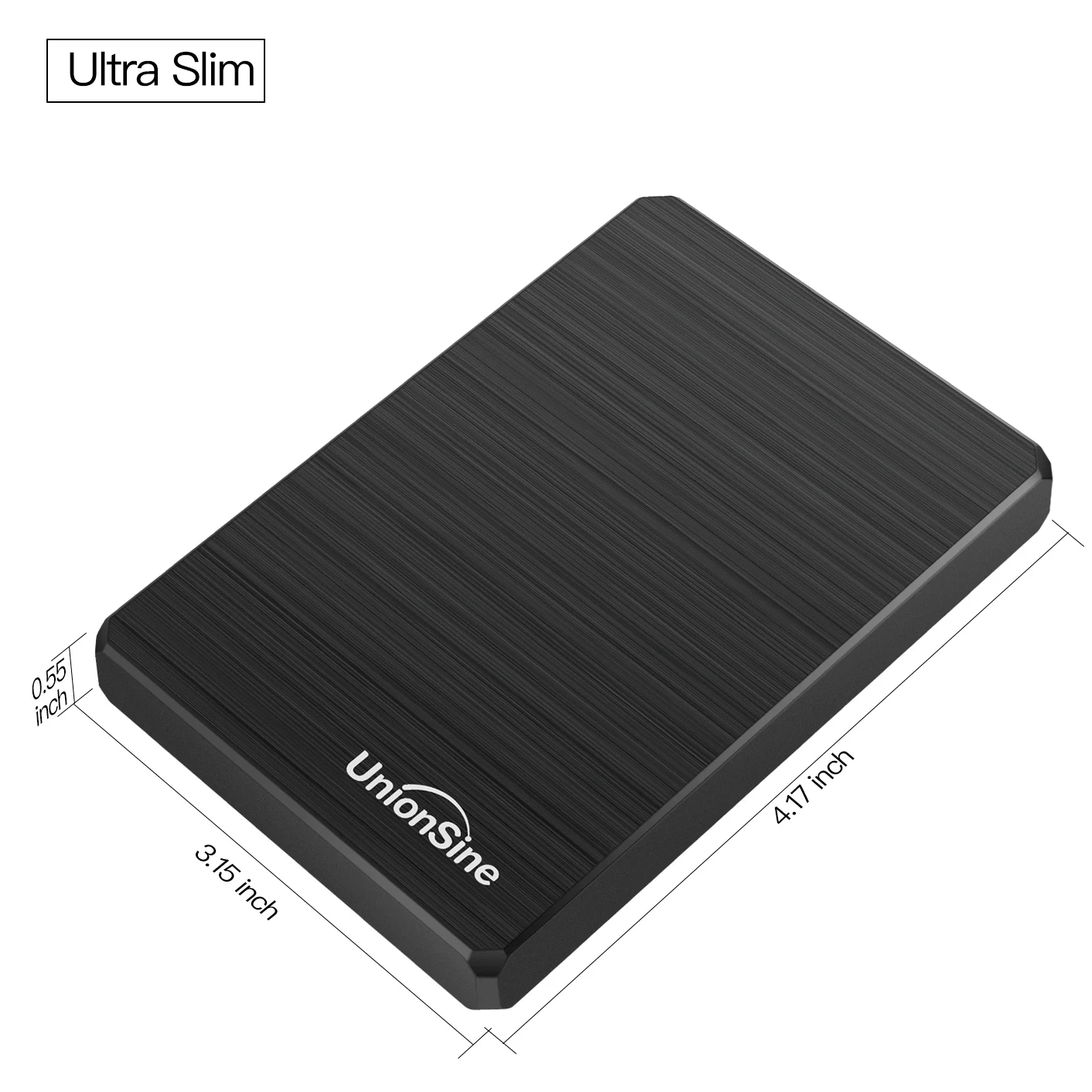 محرك الأقراص الصلبة الخارجي المحمول UnionSine HDD 1 تيرا بايت/500 جيجابايت 2.5 بوصة ذاكرة القرص USB تخزين لألعاب الكمبيوتر اللوحي والكمبيوتر المكتبي