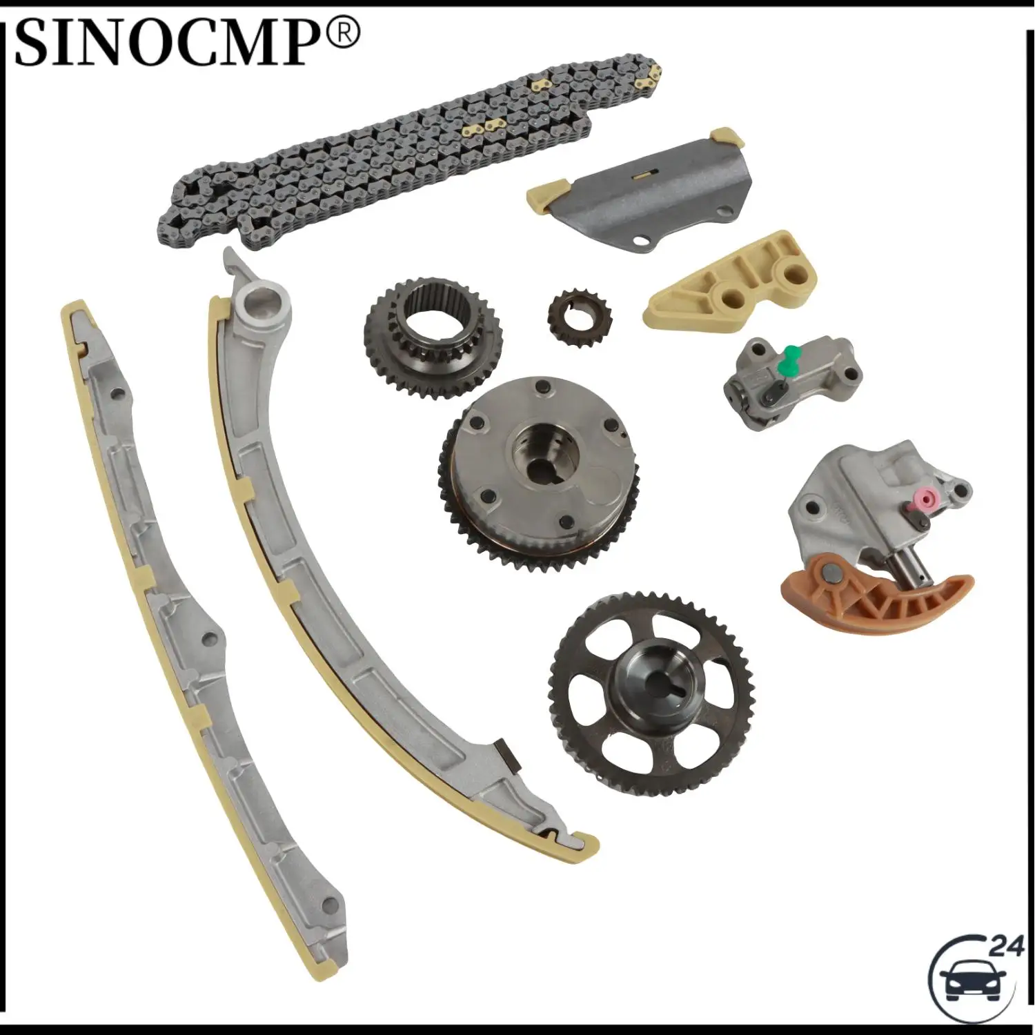 

Комплект автомобильной цепи ГРМ, регулятор распределительного вала для Acura ILX TSX Honda Accord Civic Crosstour CR-V 2.4L 2354CC L4 DOHC