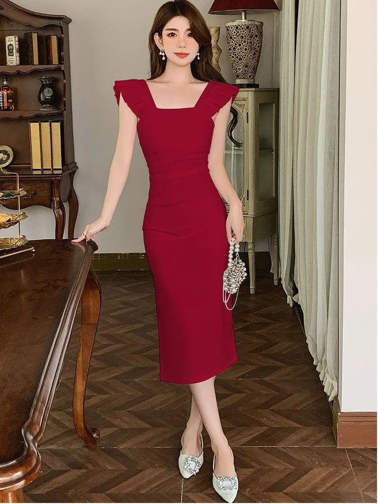 green emerald velvet dress HOMEYEE Women's Elegant Chic Bodycon Formal Dress B288 (S, Gray  Pattern+Black) at Amazon Women's Clothing store main image 1