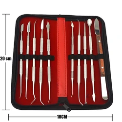 Dental Spatula Plaster Knife Practical Stainless Steel Versatile Teeth Wax Carving Tool Set Dental Instrument Dentist Tools