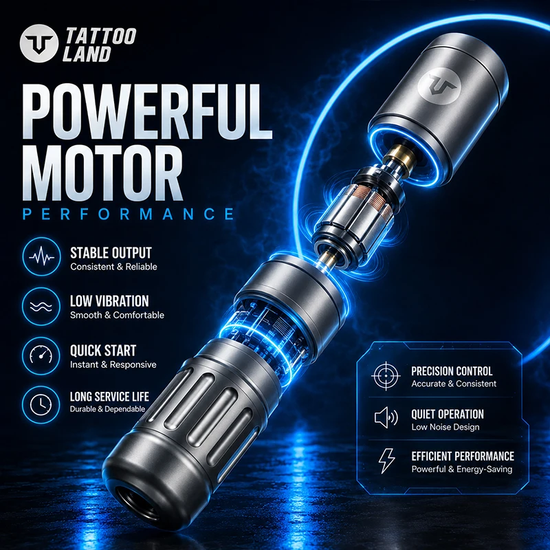 TATTOO Wireless Tattoo Machine, Detachable Ergonomic Permanent Makeup Tattoo Pen Professional Tattoo Machine for Tattoo Artists