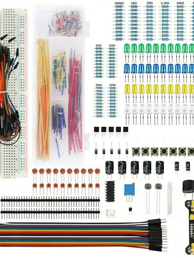 

1 шт. новый и оригинальный комплект электронных компонентов 830 Pound Points макетный кабель резистор подходит для Uno R3 2025 High Rel