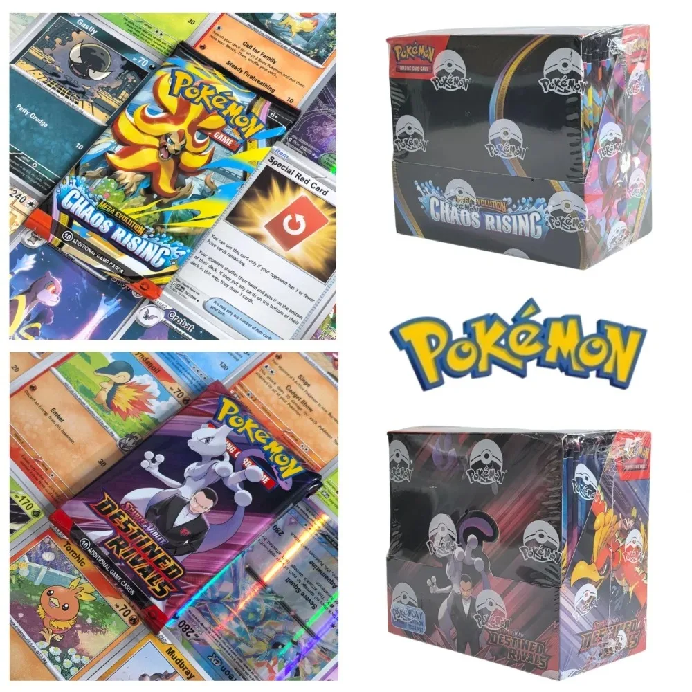 360Pcs Anime TCG Prismatic Evolutions 151 Prism 36 Pack Booster Box Collectible Trading Cards Fun Game Gift