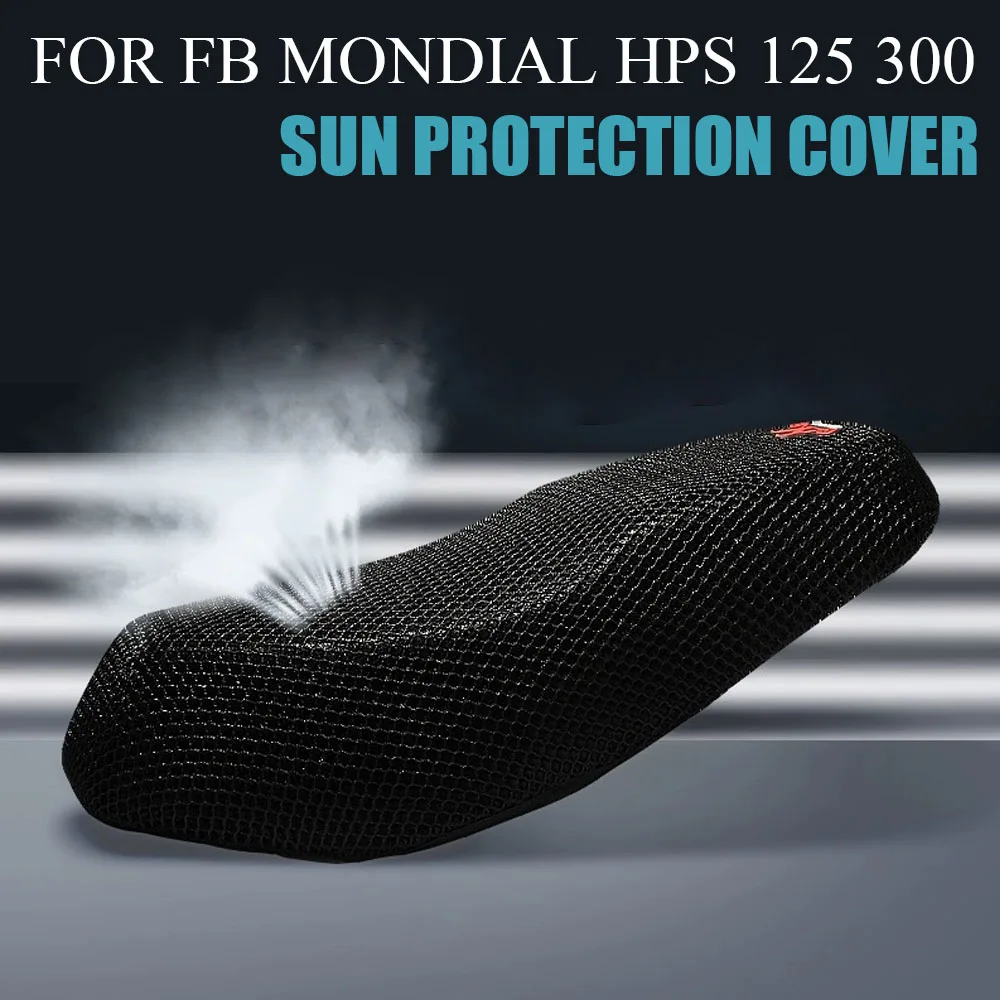 

New Protection Cushion Seat Cover For FB Mondial HPS 125 300 Nylon Fabric Saddle Seat Cover Cooling Seat Cushion Cover