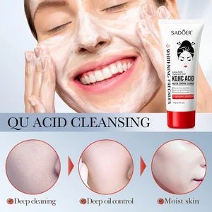 ACADO KOJIC CUIDADES FACAL DE LA FACAL CONTROL ALECHO ACEITE LIMPIEZA PROFUNDA LIMPIEZA Hidratante y Lavado de la cara del limpiador facial no irritante 12 Mejores lavados faciales de ventas para hombres grasos de piel - №9