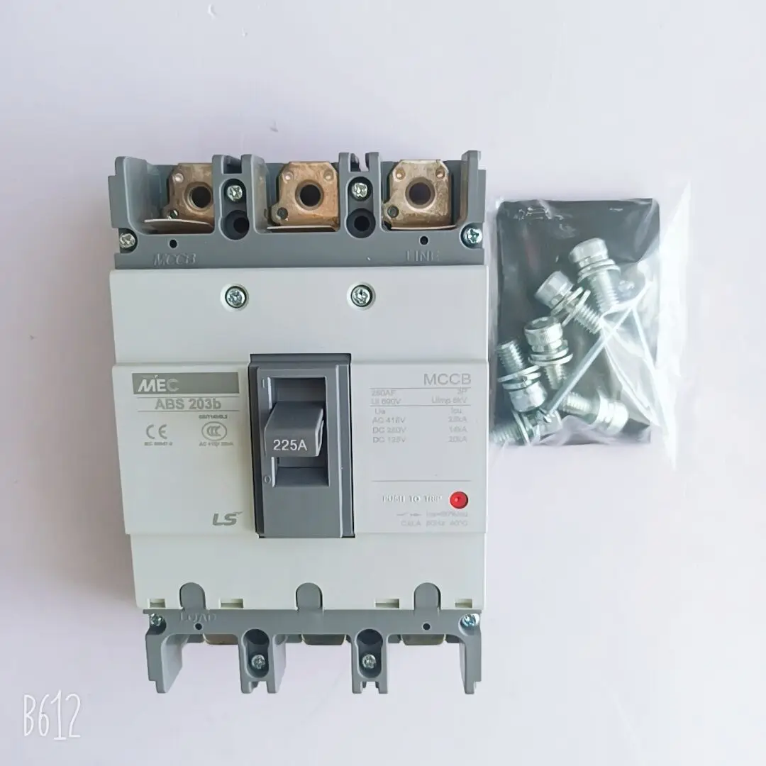 ABS203b Authentic original ABS 203b LS Molded case circuit breaker ABS-203B Air switch 3P 100A/125A/150A/175A/200A/225A