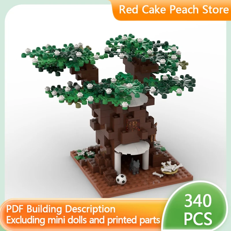 

Конструктор City Street View Model MOC: двухэтажный домик на дереве, модульный, технологичный, для детей, праздничный подарок, игрушка для сборки