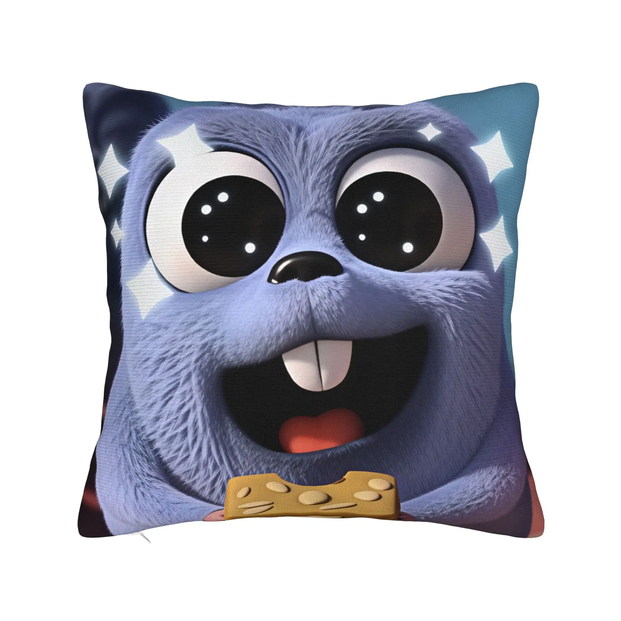 Grizzly and Lemmings Pillow Cover  Cute Funny Pillow Case For Chair Sofa Home Decoration Cushion Cover Square Pillowcases