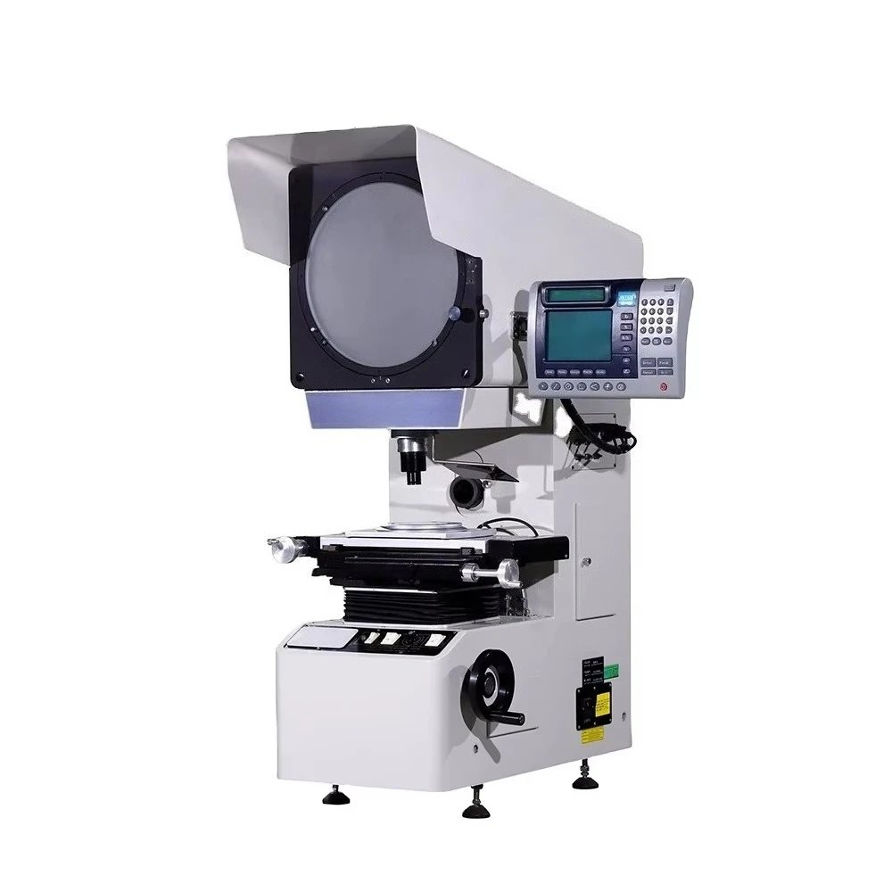 Vertical Profile Projector 300mm Digital Optical Comparator JT-3015 100x50mm Travel 1 Year Steel Granite Construction High