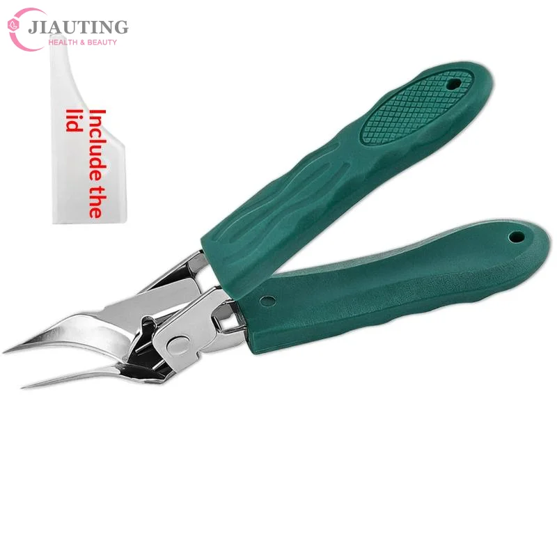 1PCS Slant Edge Nail Trimmer Toenail Nail Scissors Wide Opening Anti-Splash Stainless Steel Professional Ingrown Toenail Tools