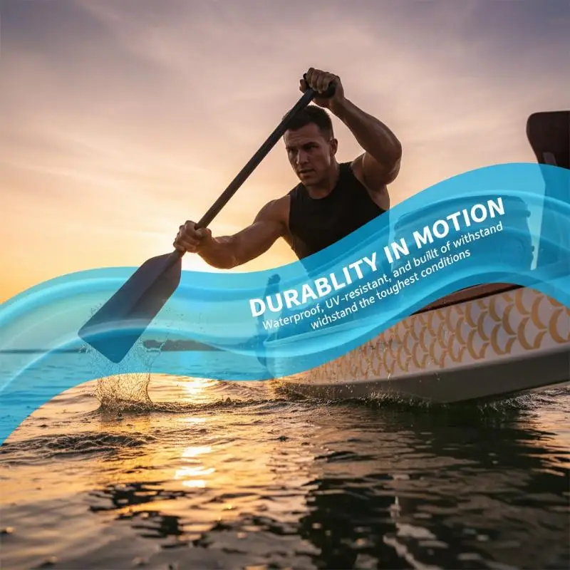 Dragon Boat Paddle Edge Guard Universal Tip Protector Convenient Replacement Design for Summer Camp and Competitions