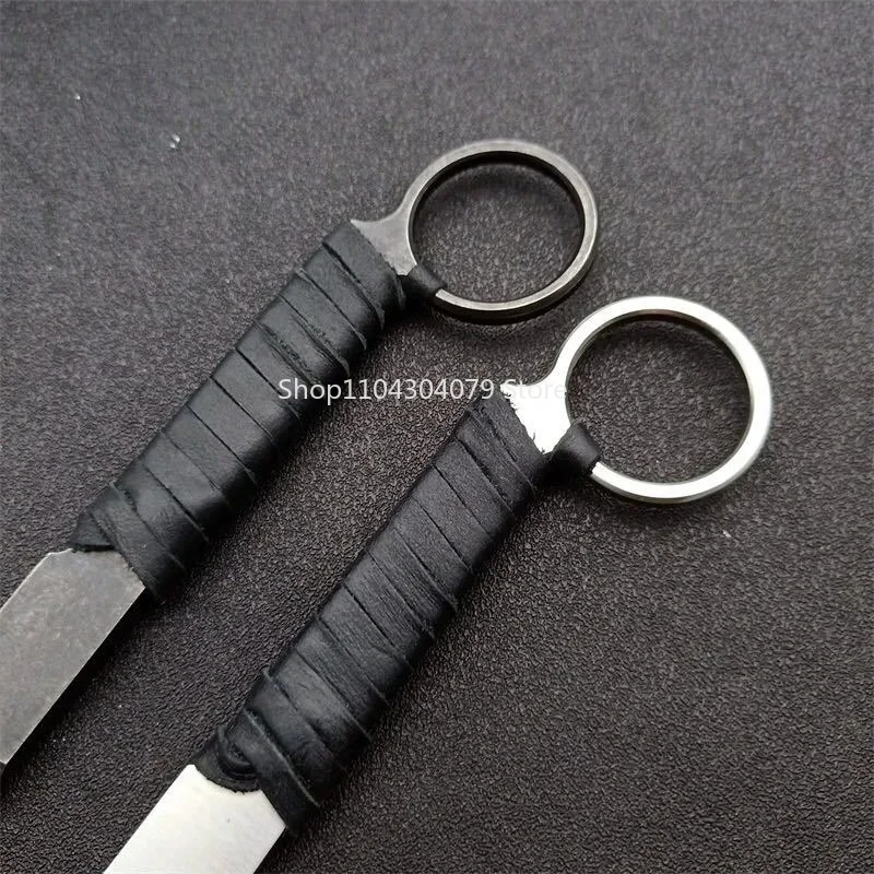Outdoor Fixed Blade Knife with Sheath Camping BBQ EDC Portable Knives Jungle Adventure Climbing Trekking Picnic Multitools Tool - view 4