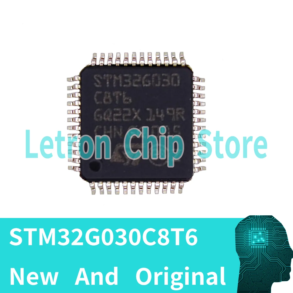 5PCS STM32G030C8T6 New And Original STM32 Cortex-M0 MCU LQFP-48