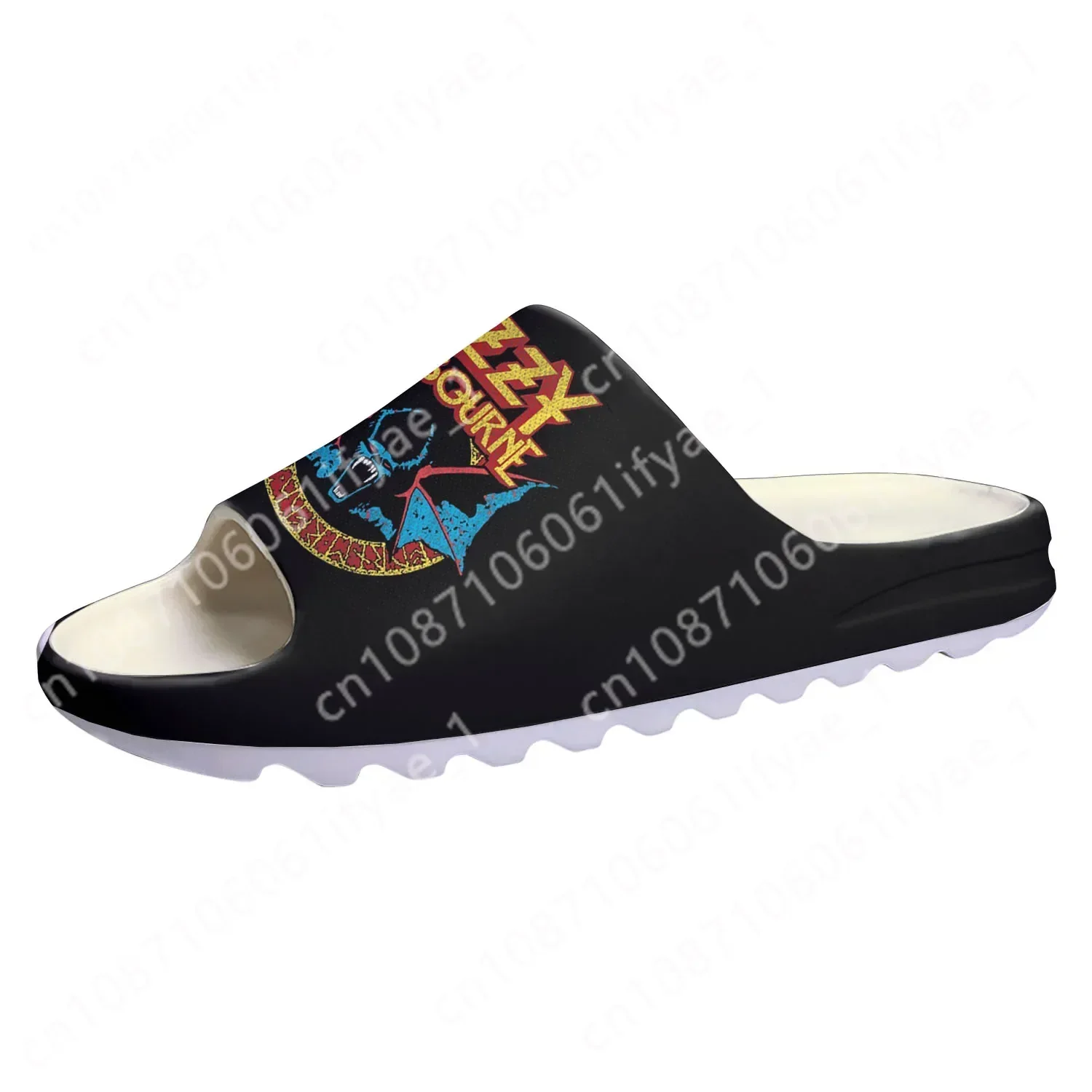 

Ozzy Osbourne Metal Rock Singer Soft Sole Sllipers Home Clogs Water Shoes Mens Womens Teenager Beach Customize on Shit Sandals