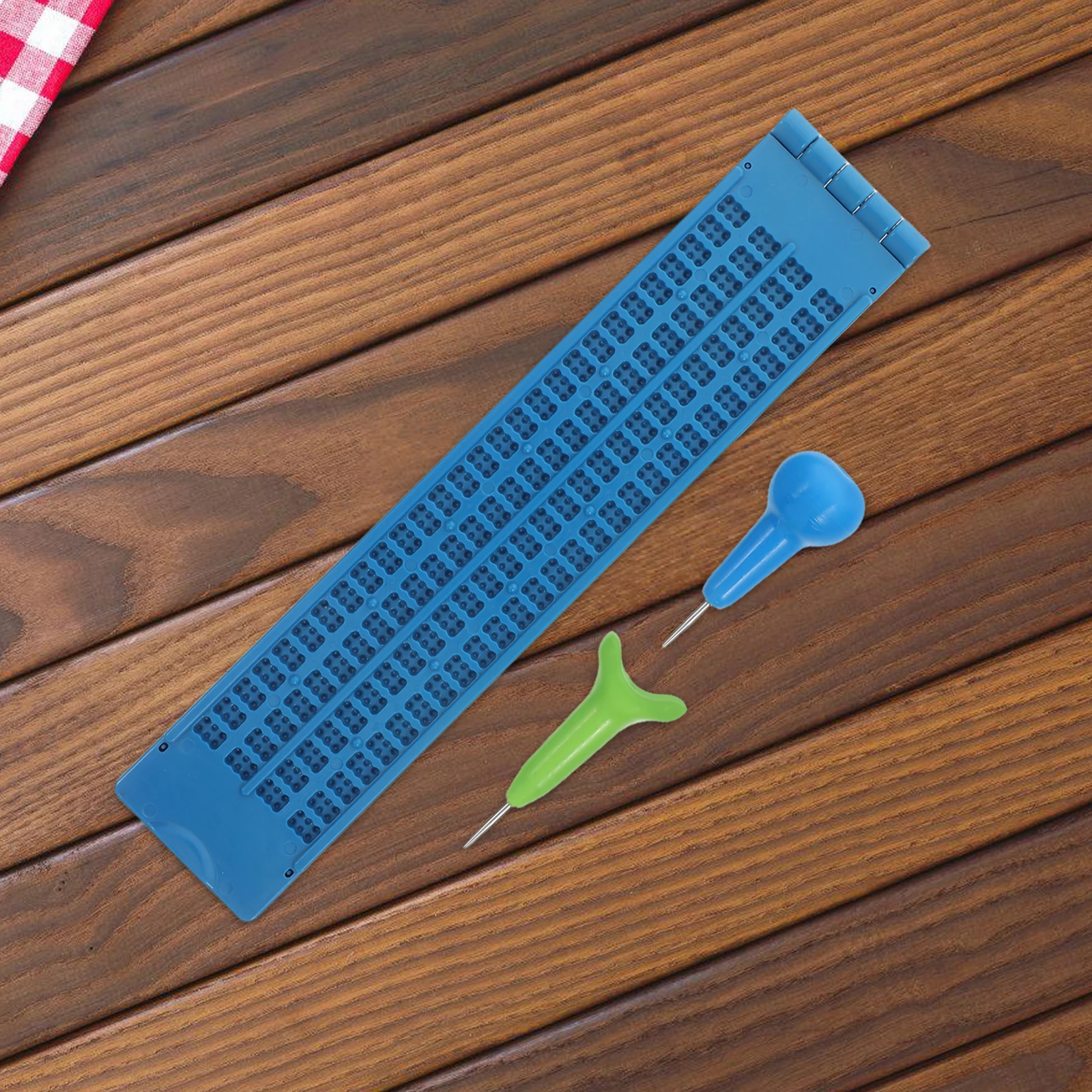 

Blind Writing Board Tag Kits for Games People Accessory Present Vision Impaired Adults Road Pp Visually Products Aid Keyboard