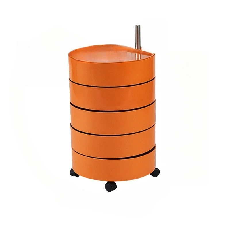 Nordic light luxury, creative bedside table, rotating side cabinet, simple storage