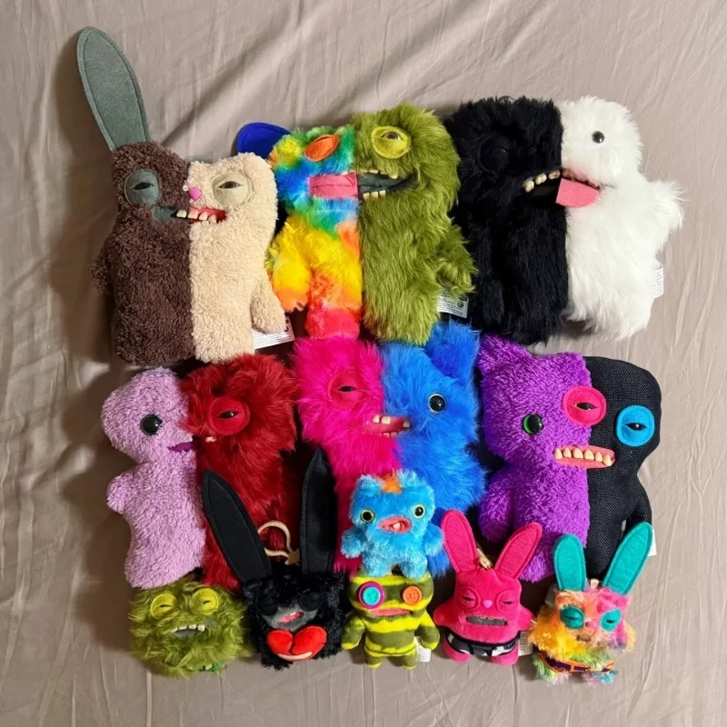 Zuru Fuggler Funny Ugly Monster Split Color Misfit Monster Plush Doll Tricky Collectible Toy For Adult Collection Home Decor