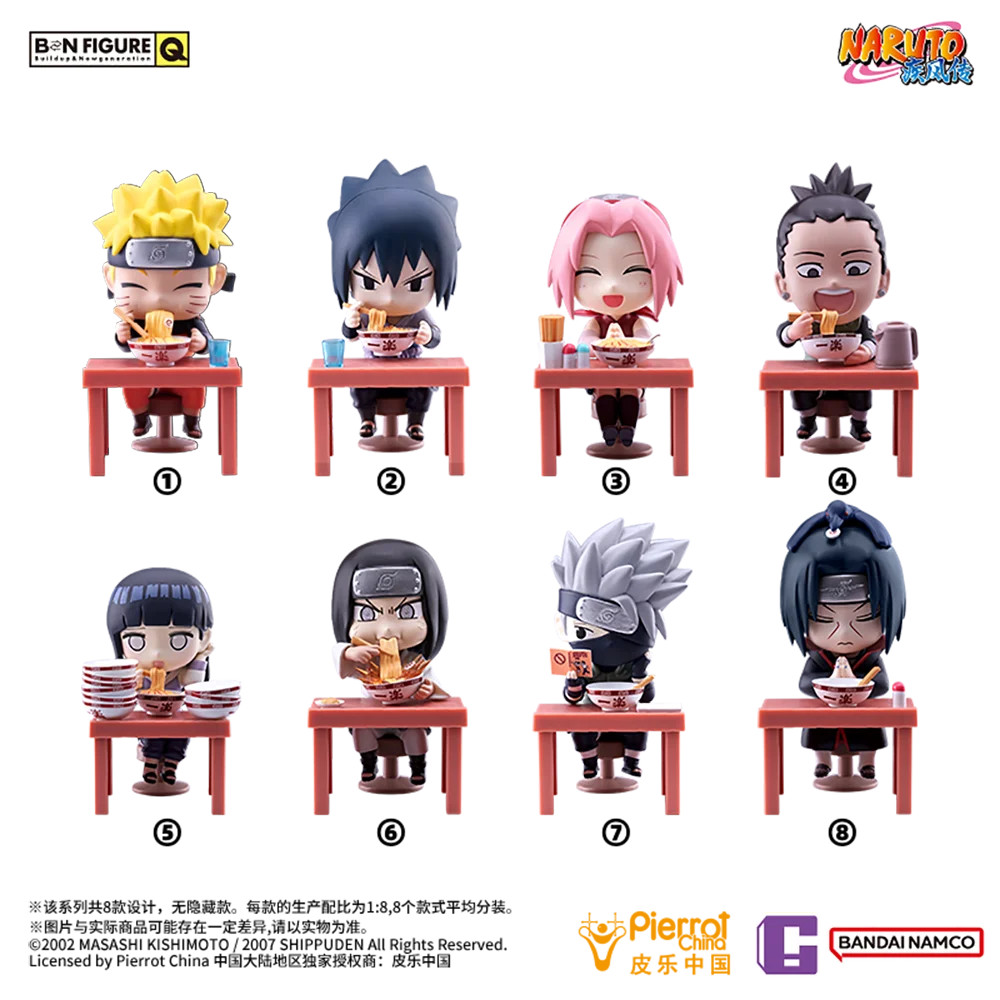بانداي الأصلي ناروتو رامين موضوع صندوق أعمى شخصيات أنيمي الكرتون نموذج جمع اللعب الحلي الزخرفية مفاجأة الهدايا #3