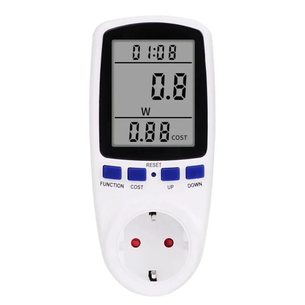 Vatímetro  voltaje Digital con enchufe europeo, medidor  potencia, consumo  vatios, energía KWh, 230V CA enchufe 220V, Mon