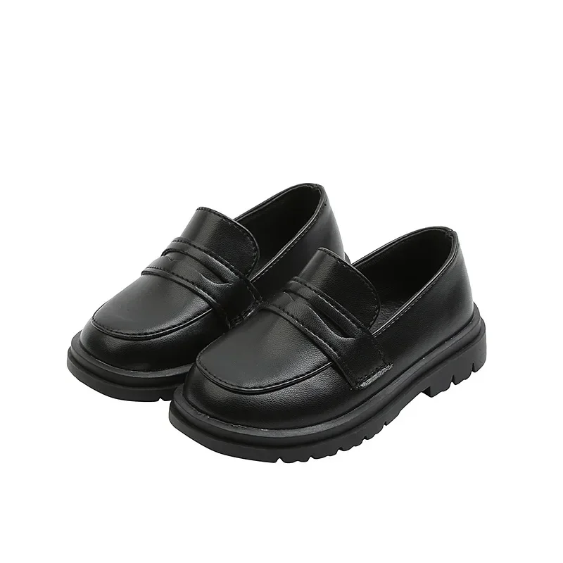 Scarpe in pelle per bambini per ragazzi e ragazze mocassini per bambini Slip-on School Flats Sneakers Casual per matrimoni occasioni formali Party